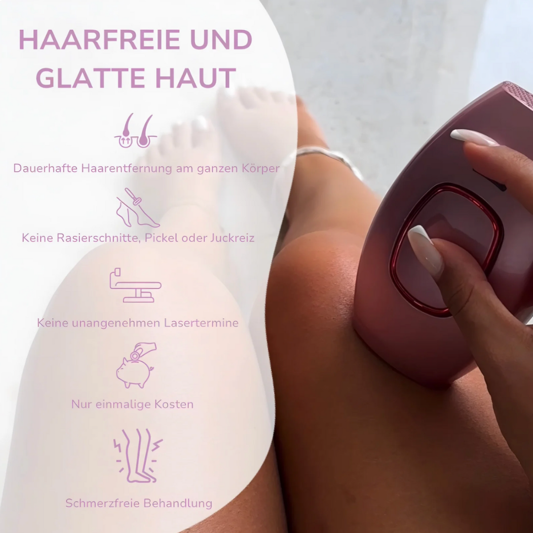 HomeLaser Pro™ – Schmerzfreie Haarentfernung für zuhause.