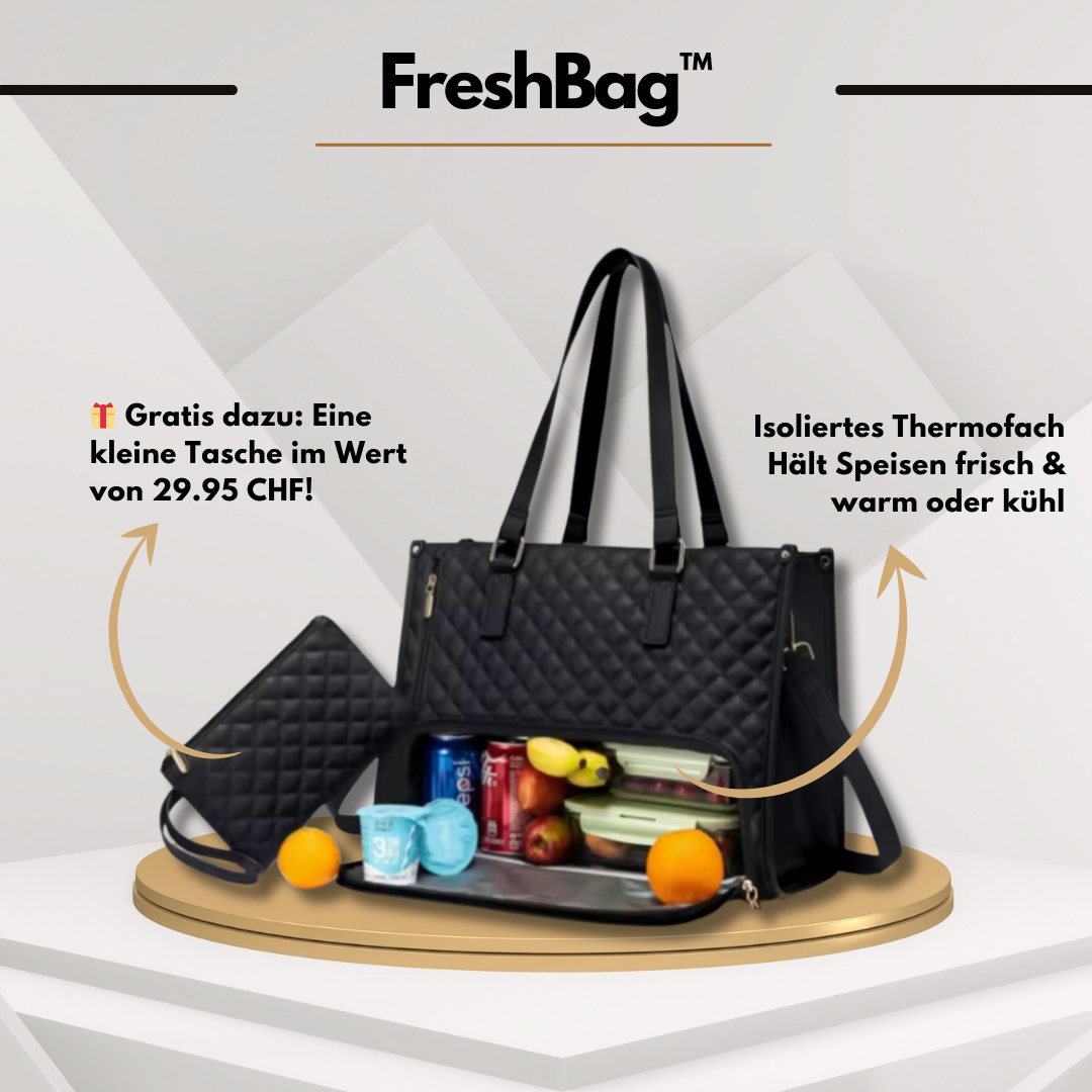 FreshBag™ - Die smarte 2 in 1 Tasche für deinen Alltag.