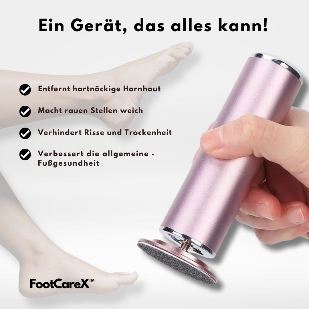 FootCareX™ – Für spürbar zarte Füße