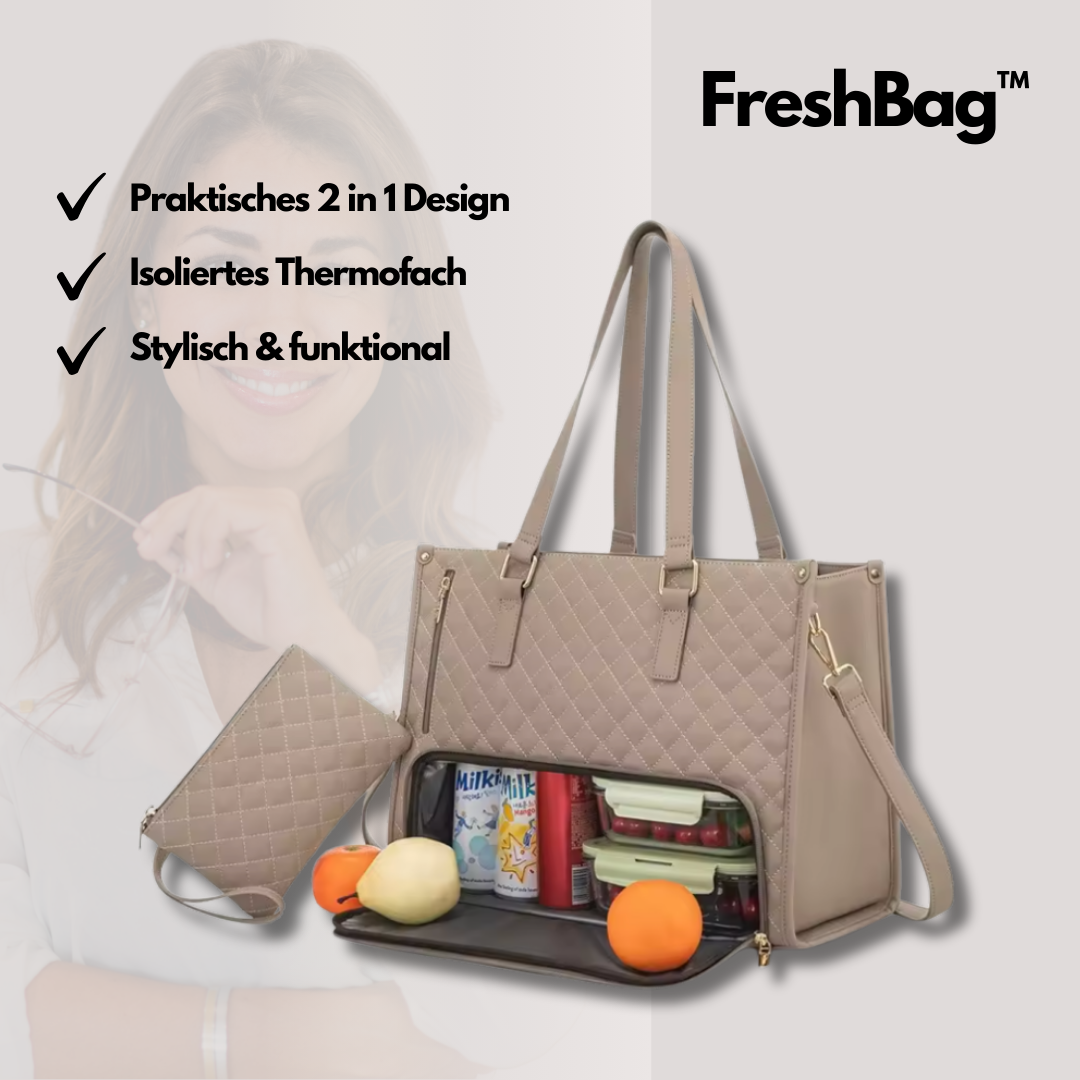 FreshBag™ - Die smarte 2 in 1 Tasche für deinen Alltag.