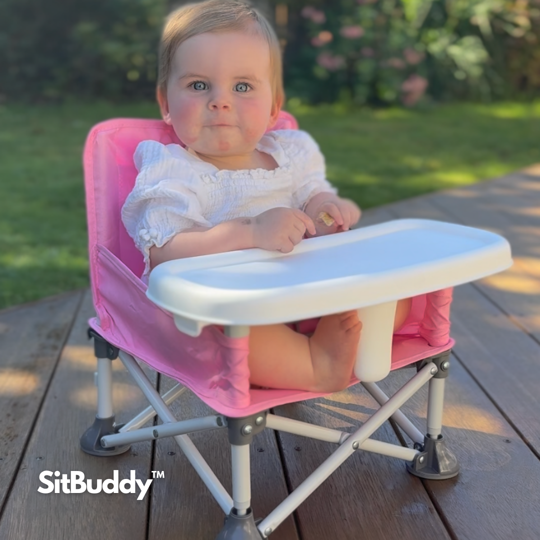SitBuddy™ – Der Hochstuhl für unterwegs