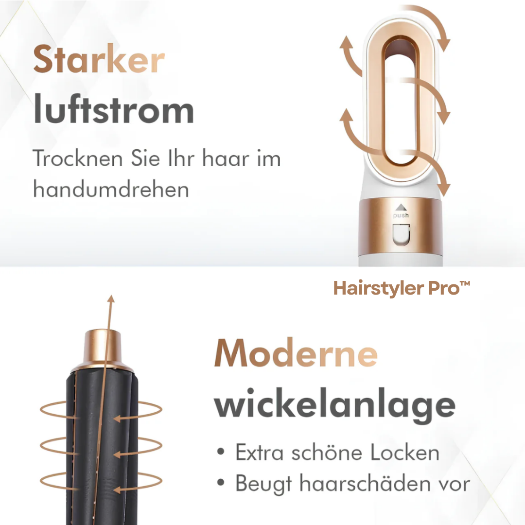 Hairstyler Pro™ - Hochwertiges Styling für Zuhause