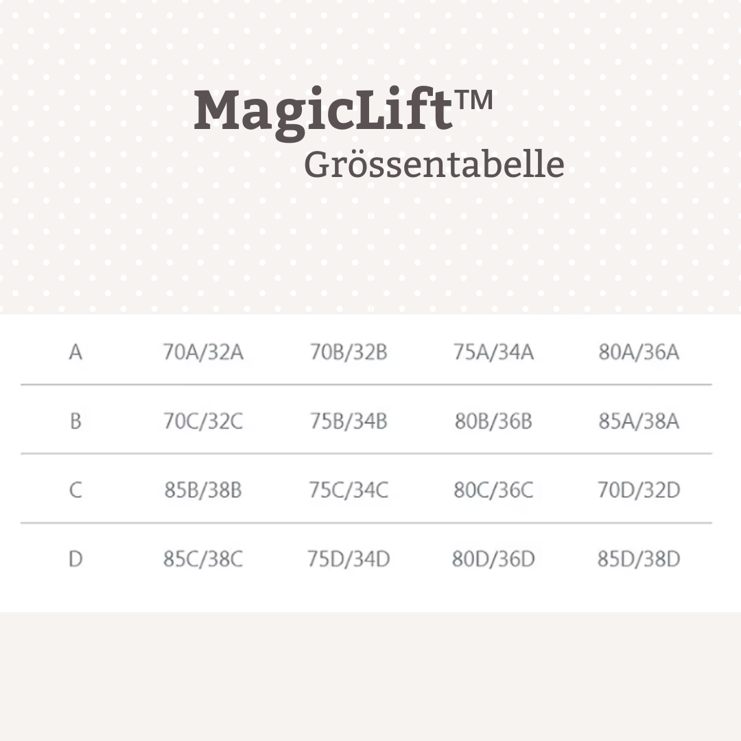 MagicLift™ - Unsichtbarer Push-Up, sichtbar schöne Form.