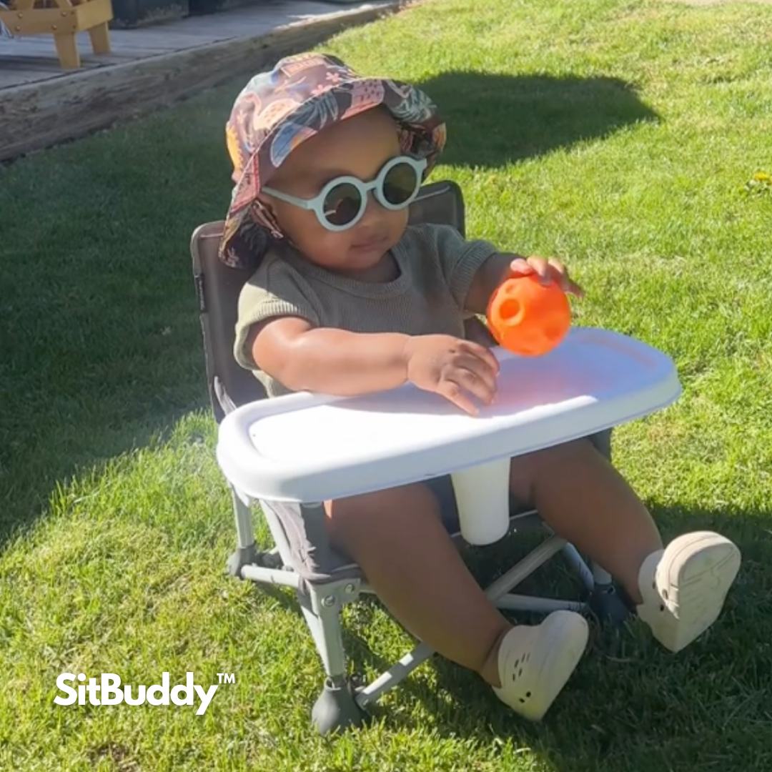 SitBuddy™ – Der Hochstuhl für unterwegs