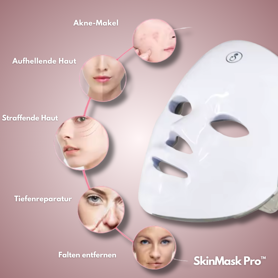 SkinMask Pro™ – Strahlende Haut mit Lichttherapie!