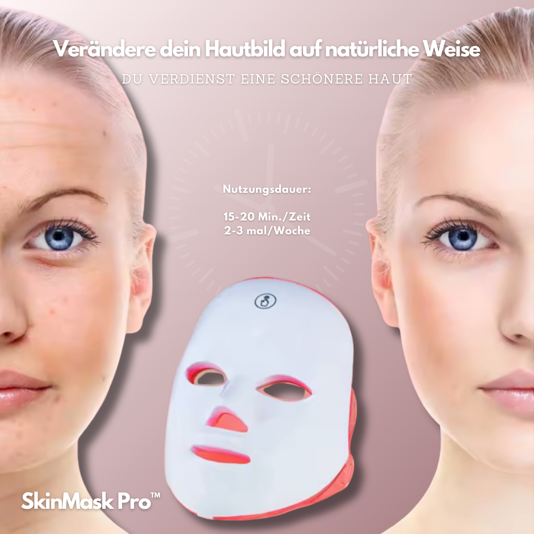 SkinMask Pro™ – Strahlende Haut mit Lichttherapie!