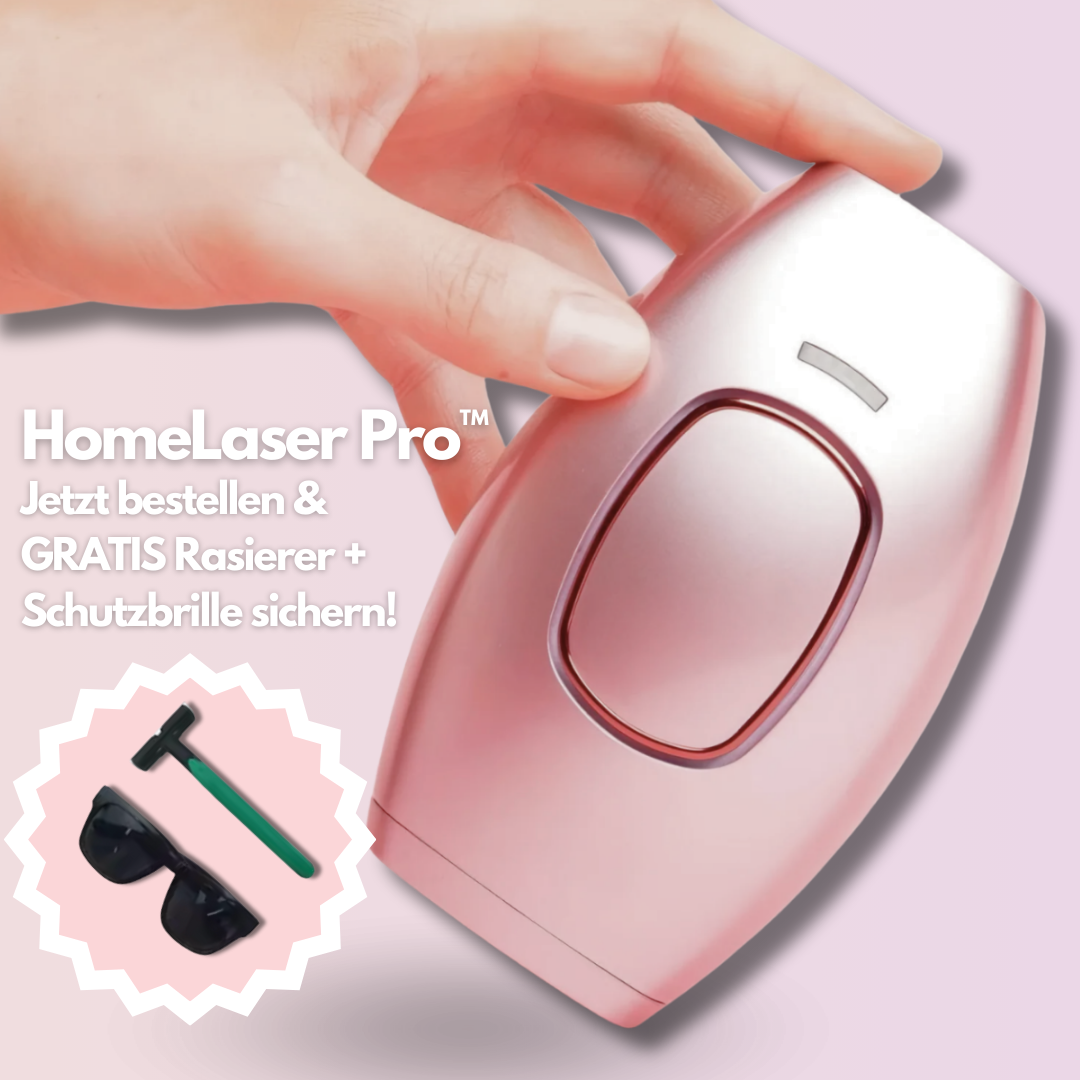 HomeLaser Pro™ – Schmerzfreie Haarentfernung für zuhause.