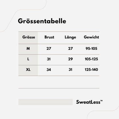 SweatLess™ - Weniger Schweiß. Mehr Selbstvertrauen.